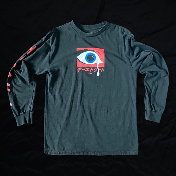 Other - Key Street Long Sleeve Anime Eye Graphic Tee M